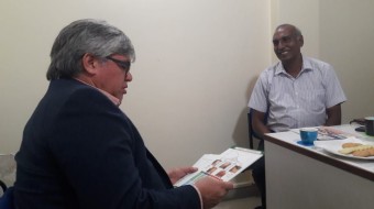 Reunião para discutir a situação da Hanseníase na Índia e no Brasil
