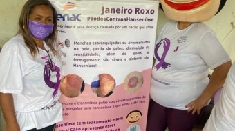 Campanha Todos contra a hanseníase no Assentamento PDS da Barra em Ribeirão Preto SP Brasil