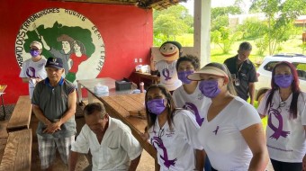 Campanha Todos contra a hanseníase no Assentamento PDS da Barra em Ribeirão Preto SP Brasil