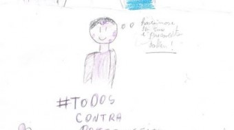 Alunos de 5ª série criam desenhos para a campanha nacional Todos contra a Hanseníase
